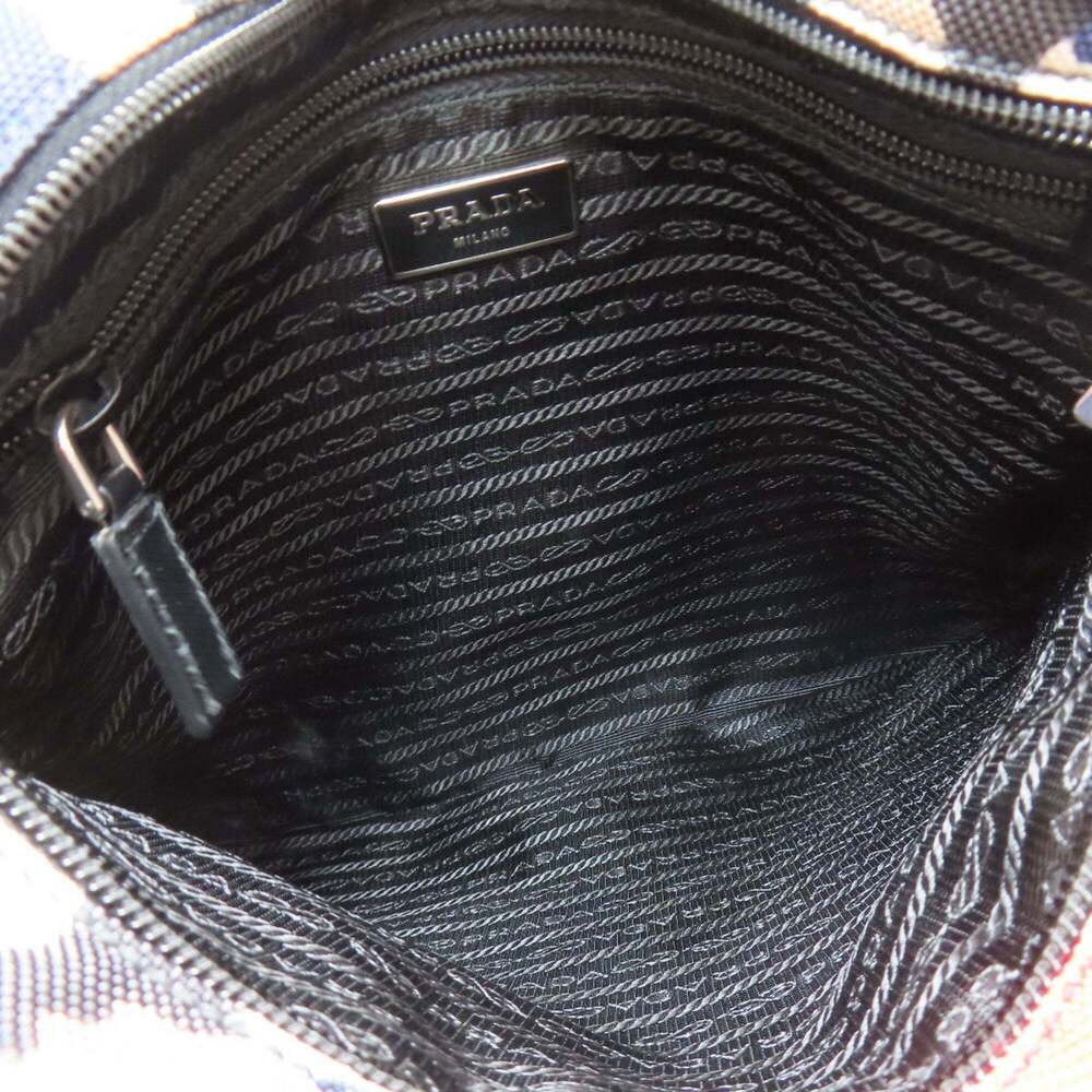 PRADA Cream Canvas Shoulder Bag - Picture 5 of 16